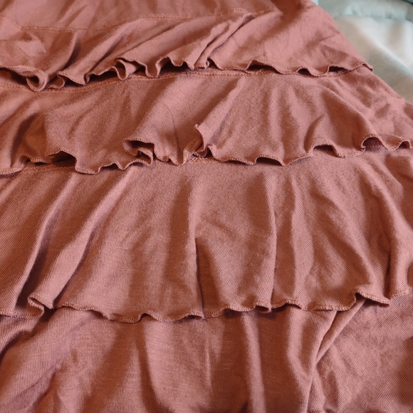 Victor Alfaro mauve ruffle front cardigan - Picture 8 of 8